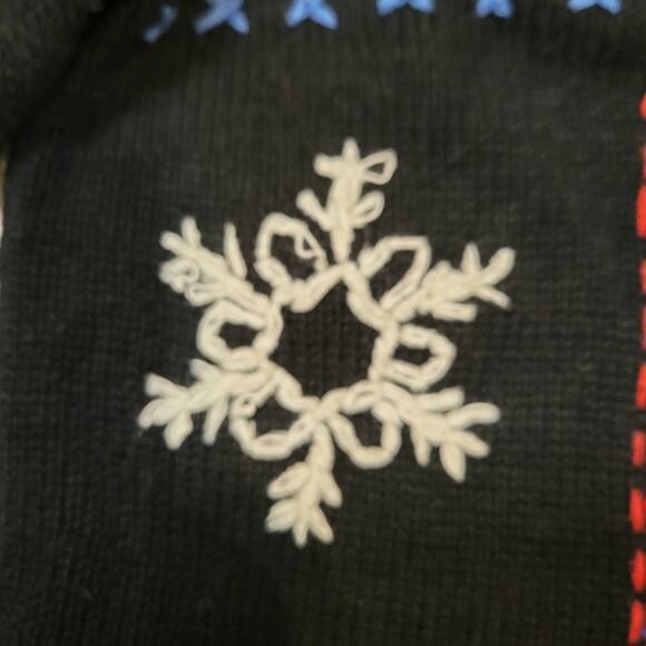 Vintage All Points by Reference Point Christmas Cardigan sweater size Large - Picture 6 of 10